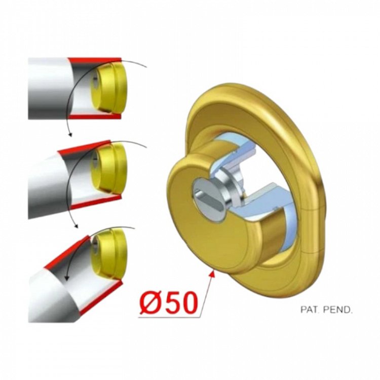 Defender για θωρακισμένες πόρτες DISEC BD16