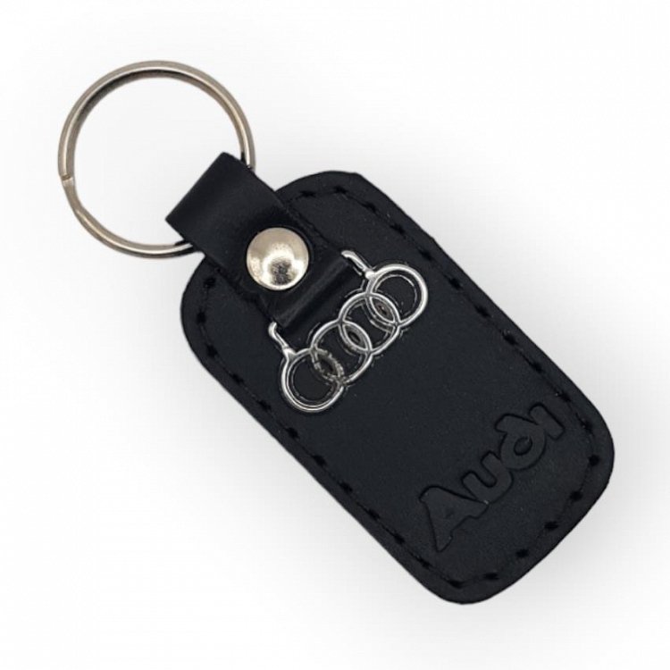 Δερμάτινο μπρελόκ audi Μαύρο