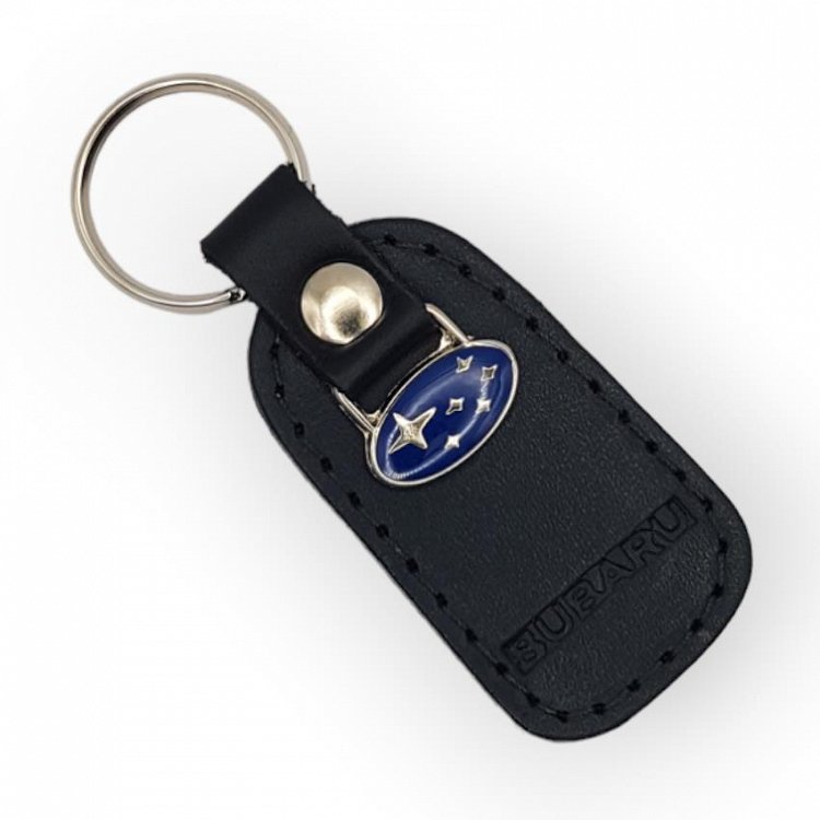 Δερμάτινο μπρελόκ subaru Μαύρο