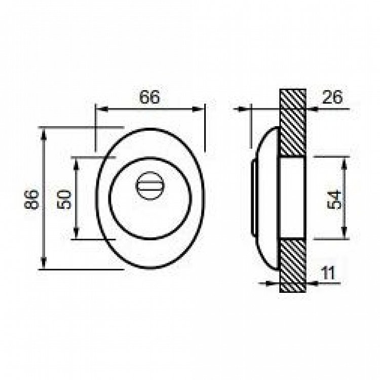 Defender για θωρακισμένες πόρτες DISEC CLS5