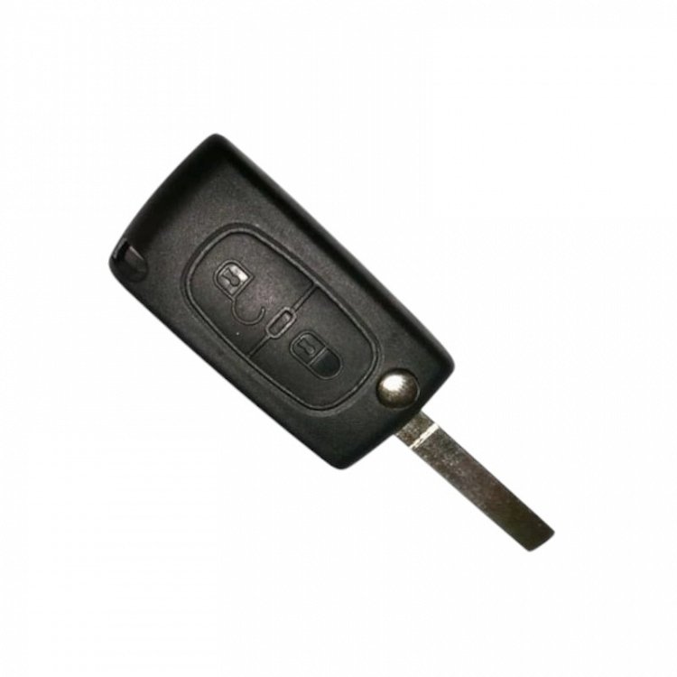 Κέλυφος Κλειδιού Αυτοκινήτου Citroen για Κοντρόλ με 2 Κουμπιά και Λάμα VA2