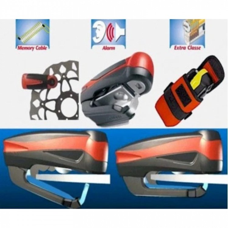 Λουκέτο Μοτο-ποδηλάτου Abus Detecto 7000 RS1 Disc Lock με συναγερμό