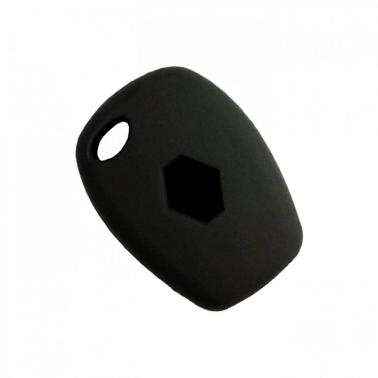 Θήκη Σιλικόνης Κλειδιών  Renault-Dacia με 3 Κουμπιά Μαύρη