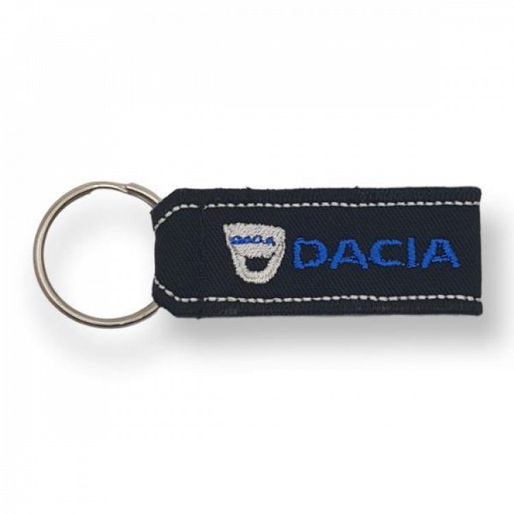 Υφασμάτινο Μπρελόκ DACIA Κεντητό μικρό