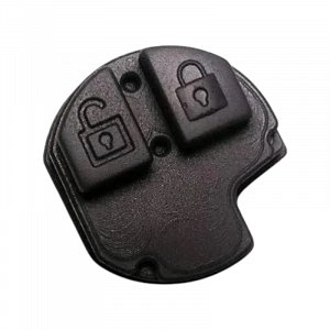 Ανταλλακτικό Λαστιχάκι για κλειδιά Fiat/Suzuzki/Nissan/Opel με 2 κουμπιά Μαύρο