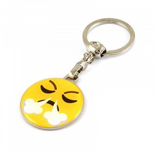 Μεταλλικό Μπρελόκ με θυμωμένο πρόσωπο