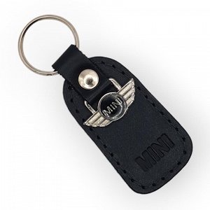 Δερμάτινο μπρελόκ mini cooper Μαύρο