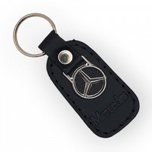 Δερμάτινο μπρελόκ Mercedes Μαύρο
