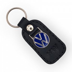 Δερμάτινο μπρελόκ volkswagen Μαύρο