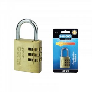 HUGO DR Λουκέτα ορειχάλκινα με συνδυασμό