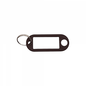 Καφέ καρτελάκι κλειδιών