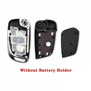 Κέλυφος Peugeot με Λάμα VA2 και 3 Κουμπιά Αναδιπλούμενο με νικέλ φινίρισμα