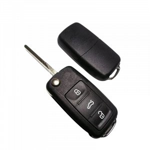 Κέλυφος αναδιπλούμενου τηλεχειριστηρίου με λάμα HU66 και 3 κουμπιά τύπου αυτοκινήτου Group Vag