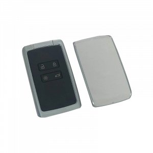 Κέλυφος για νέα κάρτα Renault με λάμα VA2 και 4 κουμπιά άσπρο