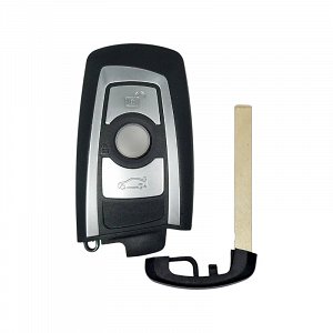 Κέλυφος κλειδιού BMW Smartkey με Καπάκι Μπαταρίας και 4 Κουμπιά