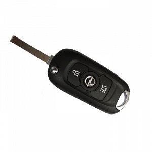 Κέλυφος τηλεκοντρόλ αυτοκινήτου Opel με 3 κουμπιά, αναδιπλώμενο για τα νέα μοντέλα της