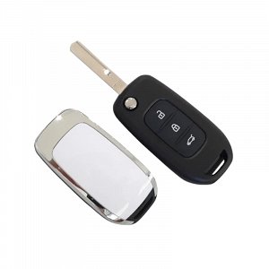 Κέλυφος τηλεχειριστήριου Renault με HYN18 λάμα και 3 κουμπιά αναδιπλούμενο