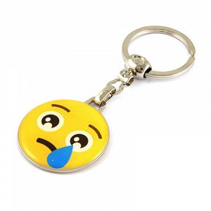Μεταλλικό Μπρελόκ με λυπημένο πρόσωπο