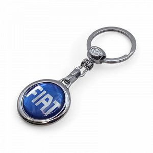 Μεταλλικό Μπρελόκ Fiat Γαλάζιο Σμάλτο