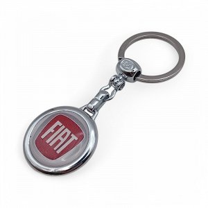 Μεταλλικό Μπρελόκ Fiat Κόκκινο Σμάλτο