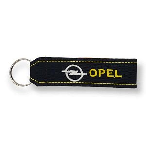 Υφασμάτινο Μπρελόκ OPEL Κεντητό μεγάλο