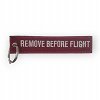 Υφασμάτινο Μπρελόκ REMOVE BEFORE FLIGHT Dark Red
